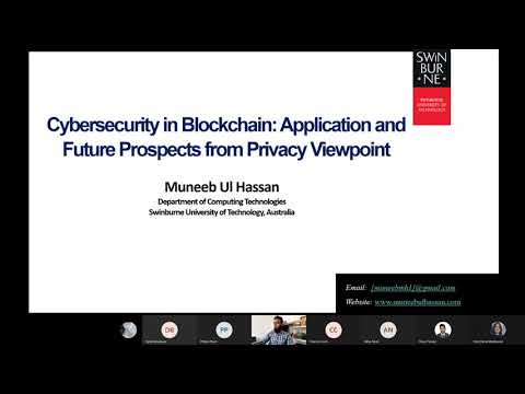 Blockchain and Cybersecurity: Software and Analysis Potentialities with Dr. Muneeb Ul Hassan