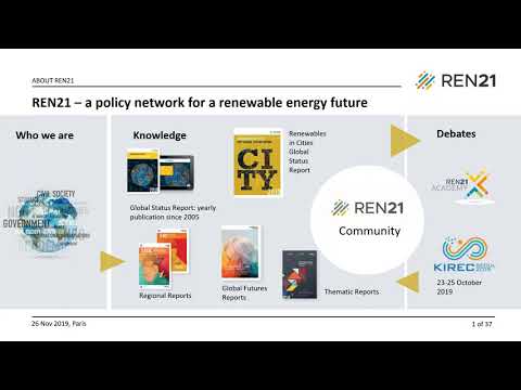 Towns and the Power Transition: REN21’s Renewables in Towns 2019 International Standing Record
