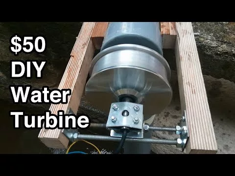 The $50 Water Turbine -DIY, Transportable, Robust, and Open Supply