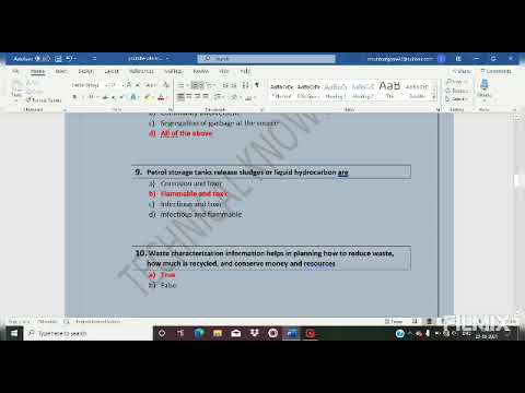 Power and Atmosphere | MCQ Questions | Unit-5 (part-1)| Waste To Power Conversion