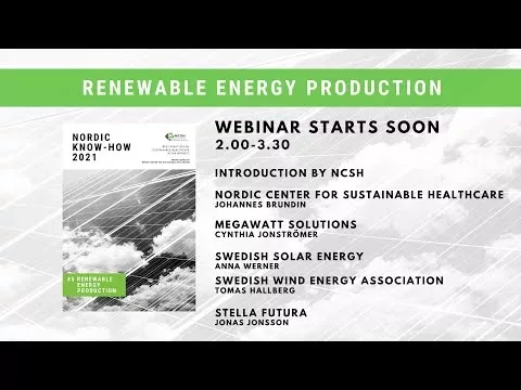 Nordic Know-How #5 Renewable Power Manufacturing