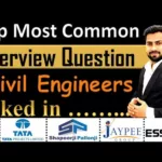 Civil Engineering Commonplace Interview Questions | Process Interview Q & A for Civil Engineers #CivilGuruji