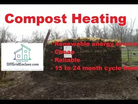 Compost Heating. Reasonable, dependable and renewable power supply! Passive heating for OffGrid Existence.