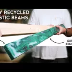 Make Recycled BEAMS from Plastic Waste at House