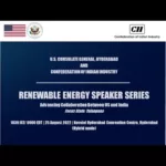Renewable Power Speaker Collection | Advancing Collaboration b/w US & India | Focal point State: Telangana