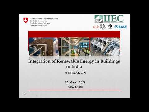 Webinar “Coverage and Laws for RE Applied sciences Appropriate for Integration in Structures in India”