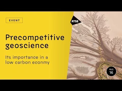 Precompetitive Geoscience: Its significance to a low carbon economic system