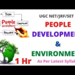 UGC NET | JRF PAPER 1 | People,Development and Environment | part 1