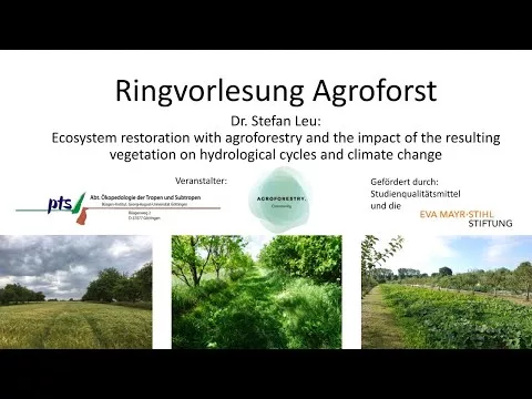 Agroforst Mittwoch RingVL – 08.11.23 – Dr Stefan Leu – Ecosystem restoration with agroforestry
