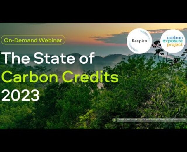 On-Call for Webinar: The State of Carbon Credit 2023