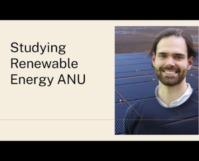 Learning Renewable Power ANU