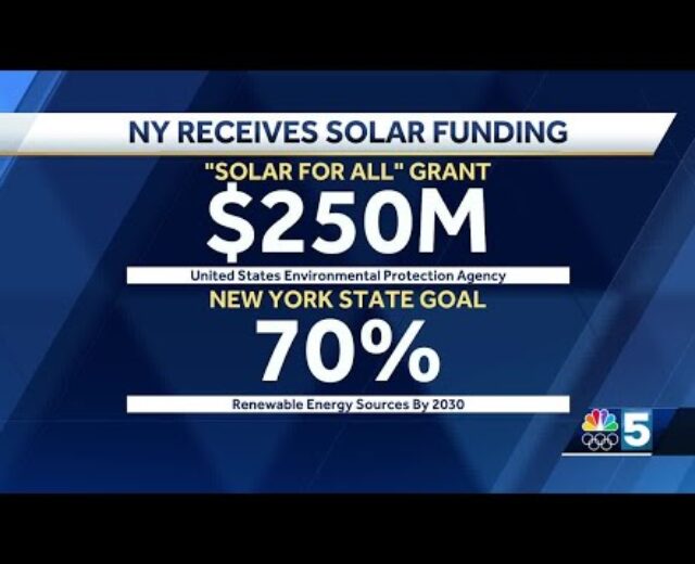 New York receives tens of millions in solar power investment