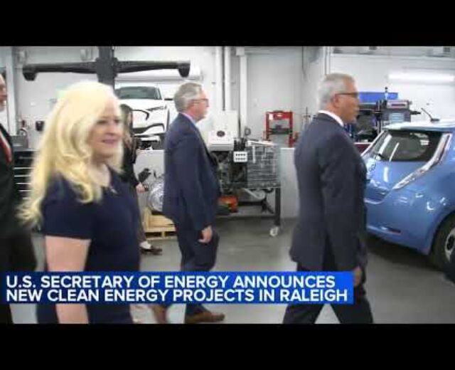 US Secretary of Power visits Raleigh to speak blank power efforts