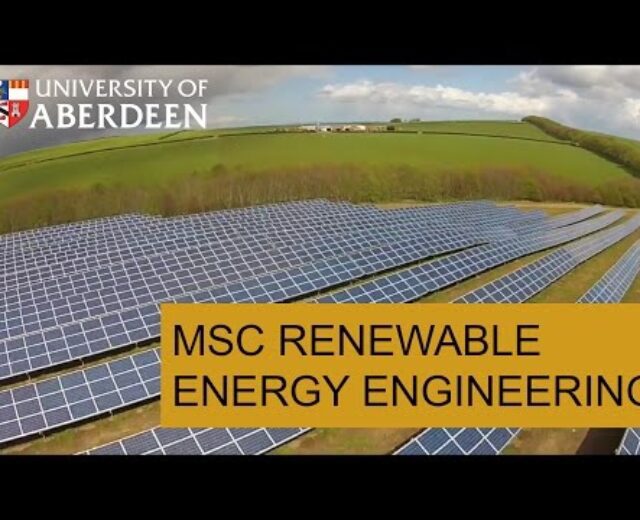 College of Aberdeen – MSc Renewable Power Engineering
