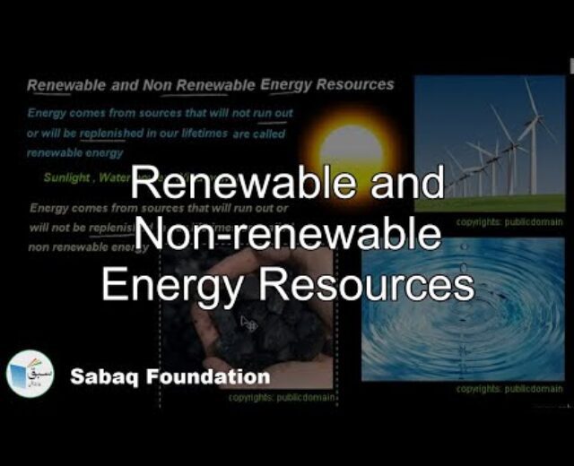 Renewable and Non-renewable Power Assets, Basic Science Lecture | Sabaq.pk