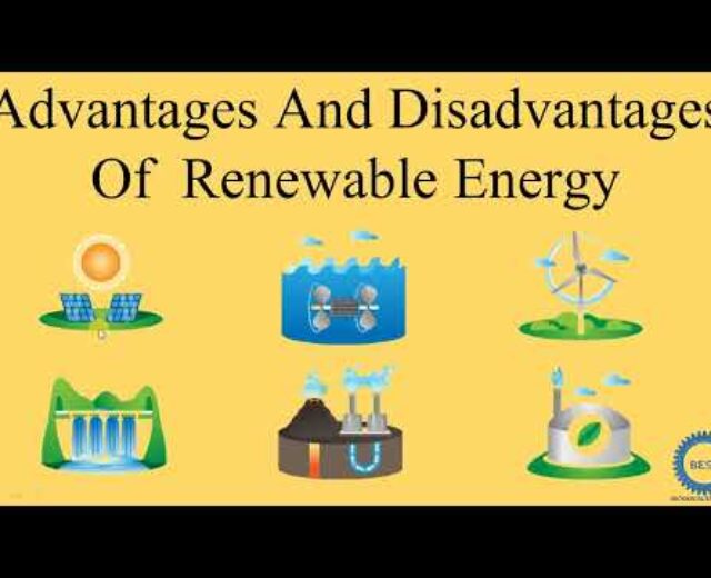 Benefits And Disadvantages Of Renewable Power