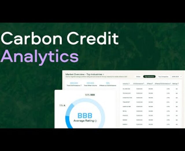Carbon Credit score Analytics