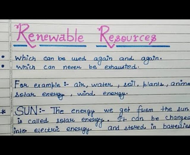 10 traces on Renewable Sources in English|Essay Renewable Sources in English|Renewable Sources