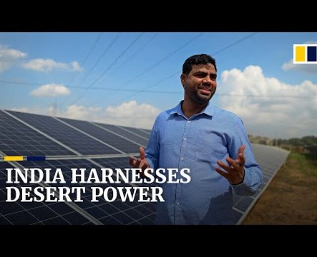 India’s renewable power ambitions flip wasteland into solar power powerhouse