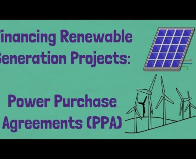 Financing Renewable Power Tasks: Energy Acquire Agreements (PPA)