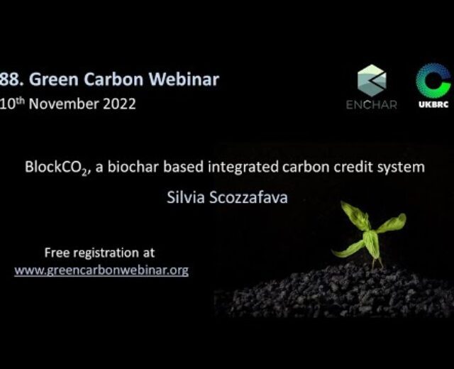 88.Inexperienced Carbon Webinar – BlockCO2, a biochar primarily based built-in carbon credit score machine