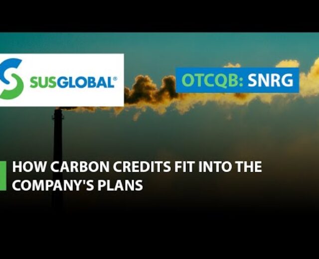 SusGlobal, How Carbon Credit Have compatibility Into The Corporate’s Plans For the Long term