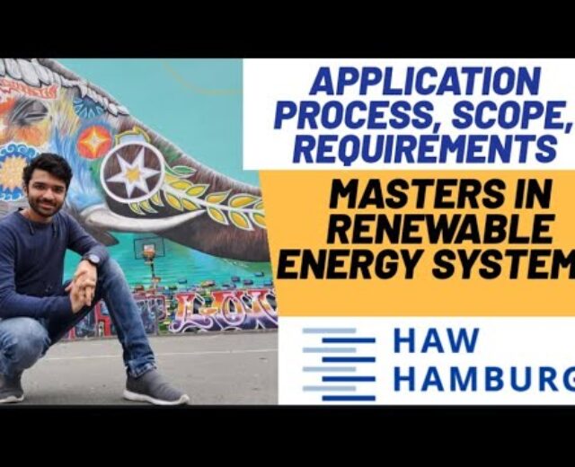 Masters In Renewable Power Techniques|| HAW Hamburg || Utility Procedure, Scope|| Masters In Germany