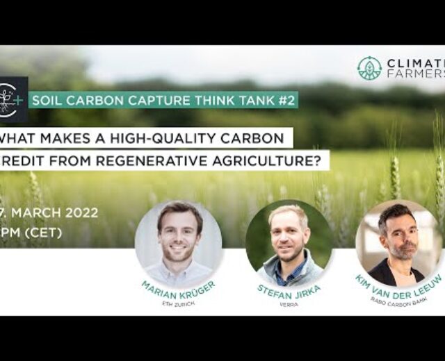 Suppose Tank 2: What Makes a Top-High quality Carbon Credit score from Regenerative Agriculture?